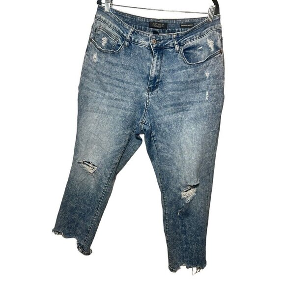 Judy Blue Cropped Bootcut Jeans 16w Style Jb88518 Distressed - Picture 1 of 10